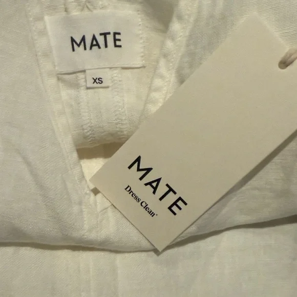 Mate the label organic linen tank center seam dress - Picture 7 of 8